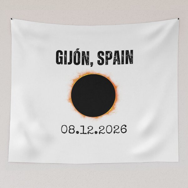 Item preview, Gijón Spain Solar Eclipse 08.12.2026 designed and sold by snowry.
