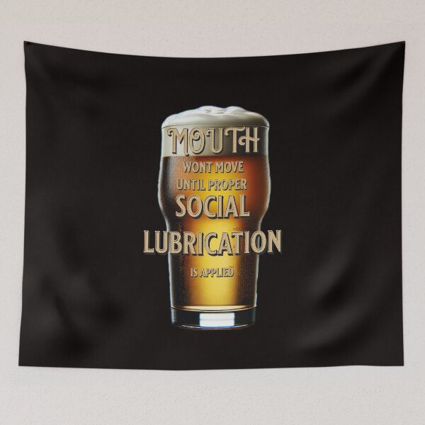 Item preview, social lubrication is needed designed and sold by Pineapple Life.