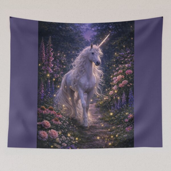 Item preview, “Beltane’s Promise” Unicorn designed and sold by Spellhorn13.