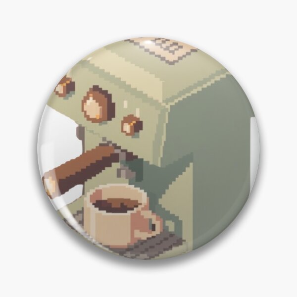 Item preview, Pixel art espresso machine designed and sold by lulart-shop.