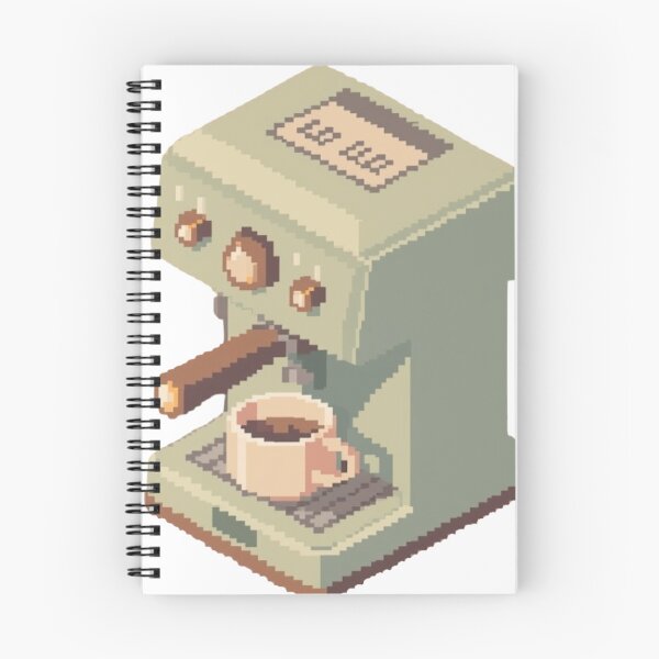 Item preview, Pixel art espresso machine designed and sold by lulart-shop.