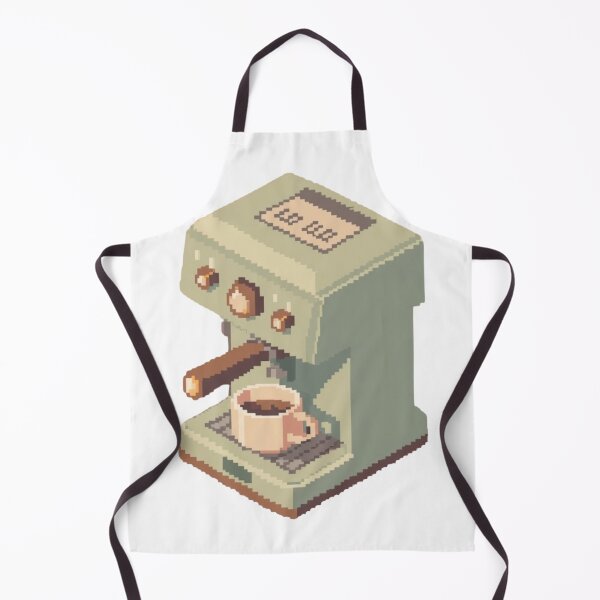 Item preview, Pixel art espresso machine designed and sold by lulart-shop.