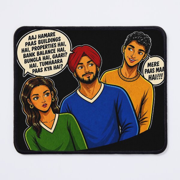 Item preview, Desi Humar Savage Reply Comic Art designed and sold by FEEL GOOD CLUB DESIGNS.