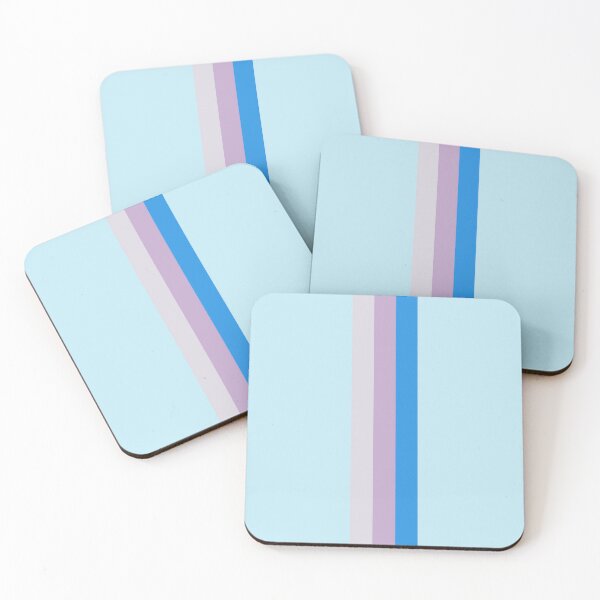 Item preview, Color Block Stripe // Periwinkle Blush designed and sold by House of KE Designs.