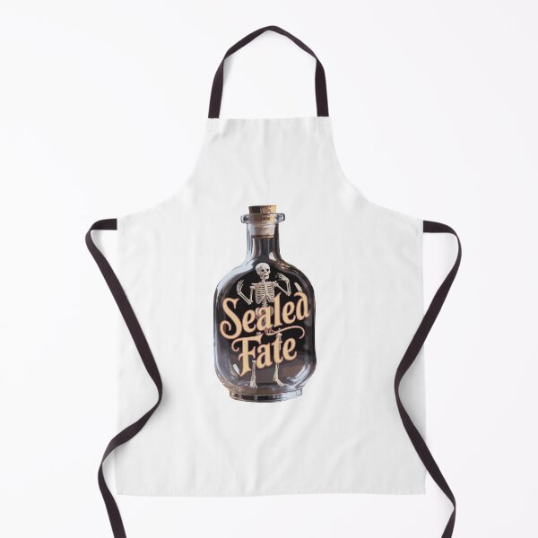 Item preview, Sealed Fate – Vintage Gothic Skeleton Bottle Design designed and sold by SkeletonMood.