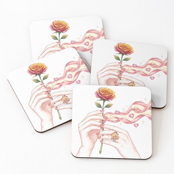 Item preview, Magical Hands Rose Fantasy Illustration designed and sold by AbanoubStore.