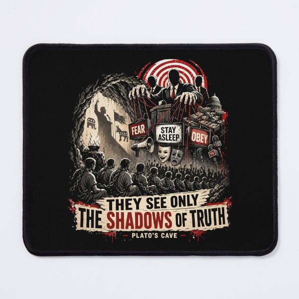 Item preview, Plato’s Cave Political Manipulation v1 designed and sold by storelibertys.