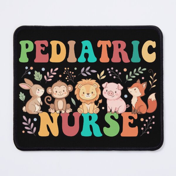 Item preview, Pediatric Nurse ZOO Animal Cute RN Nurse week Gift, PEDs Nurse Safari Animals Pediatrician Nursing Graduation designed and sold by MrDesing10 ⭐⭐⭐⭐⭐.