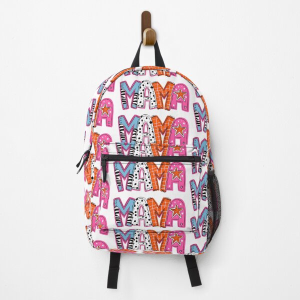 Item preview, Groovy Retro Mama - Colorful Leopard Floral Doodle Typography designed and sold by Krasnovaovaova.
