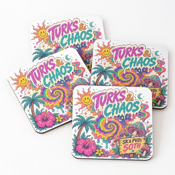 Item preview, Turks & Chaos Birthday Bash v3 designed and sold by SubSonic Shirts.