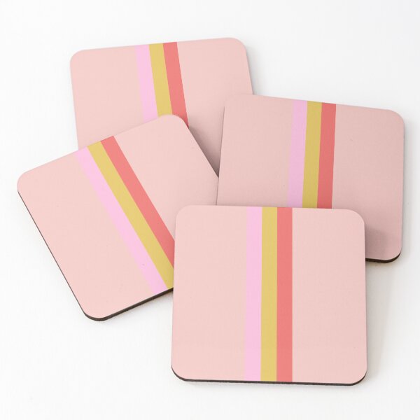 Item preview, Color Block Stripe // Pink Rose Red designed and sold by House of KE Designs.