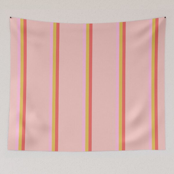 Item preview, Color Block Stripe // Pink Rose Red designed and sold by House of KE Designs.