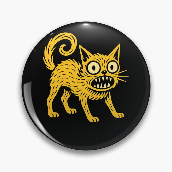 Item preview, Wild Yellow Cat Frenzy Illustration designed and sold by SiarheiYur.