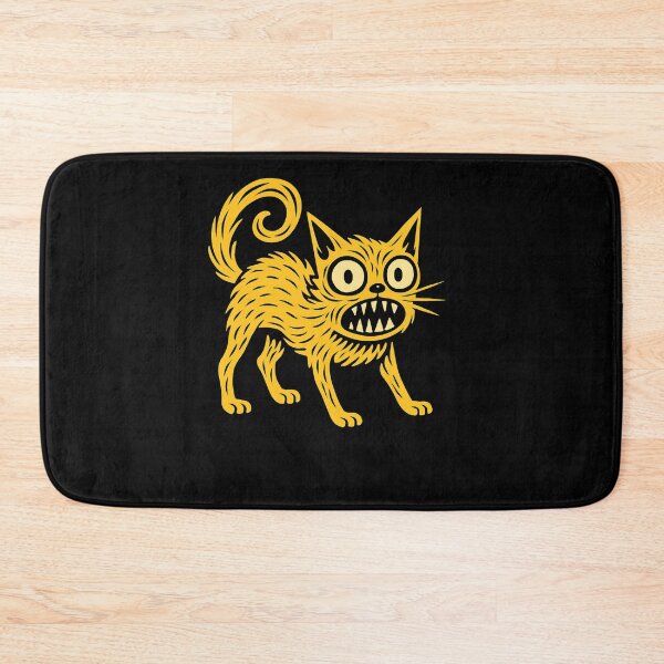 Item preview, Wild Yellow Cat Frenzy Illustration designed and sold by SiarheiYur.