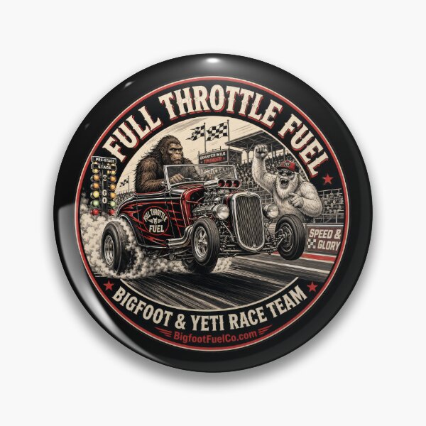 Item preview, Full Throttle Fuel Bigfoot & Yeti Race Team Hot Rod designed and sold by Bigfoot Fuel Co.