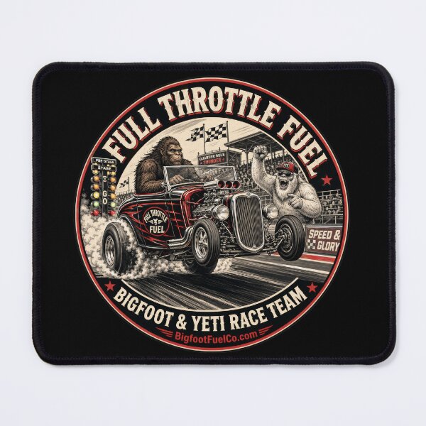 Item preview, Full Throttle Fuel Bigfoot & Yeti Race Team Hot Rod designed and sold by Bigfoot Fuel Co.