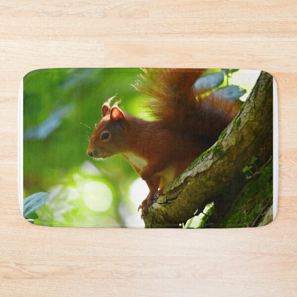 Item preview, Red Squirrel Climbing a Tree in Dappled Sunlight designed and sold by Shanguai.