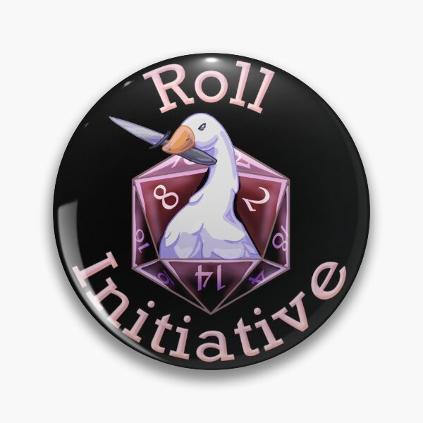 Item preview, Roll Initiative Goose - Dark Red designed and sold by -Solarly-.