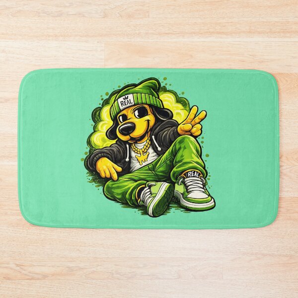 Item preview, Chill Street Dog Neon Green designed and sold by HOPPER420.