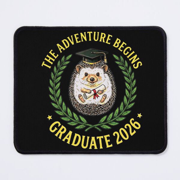 Item preview, Vintage Hedgehog Graduation 2026 designed and sold by fati-artiste1.