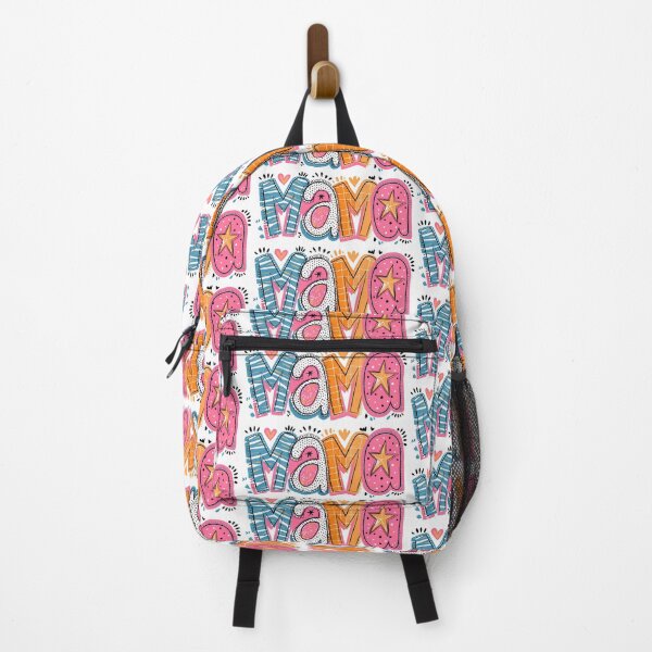 Item preview, Groovy Retro Mama - Colorful Leopard Floral Doodle Typography designed and sold by Krasnovaovaova.