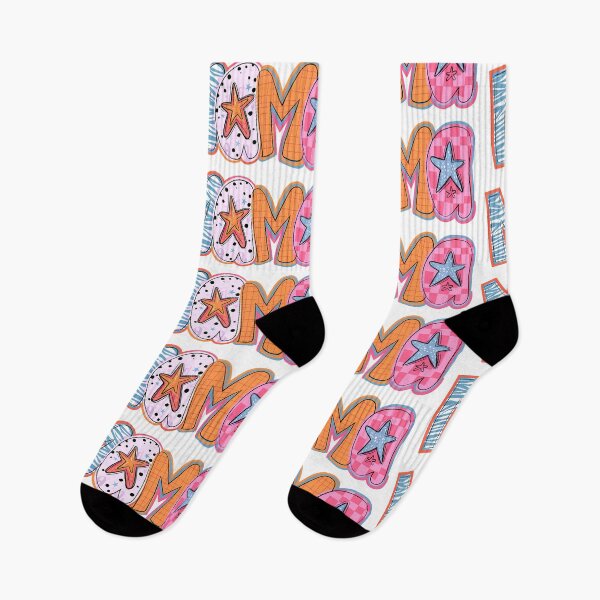 Item preview, Groovy Retro Mama - Colorful Leopard Floral Doodle Typography designed and sold by Krasnovaovaova.