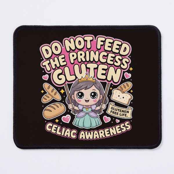 Item preview, Do Not Feed The Princess Gluten – Funny Gluten Free Shirt for Celiac Disease Awareness designed and sold by Redgiant87x.