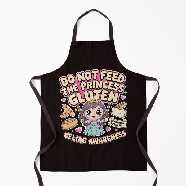 Item preview, Do Not Feed The Princess Gluten – Funny Gluten Free Shirt for Celiac Disease Awareness designed and sold by Redgiant87x.