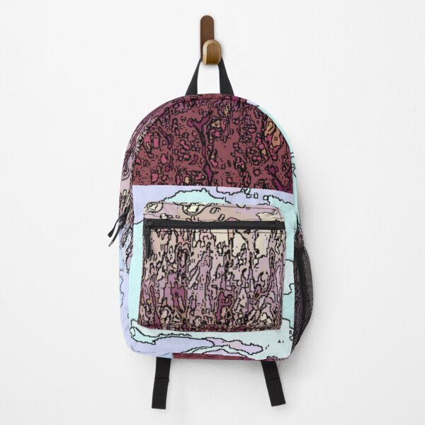 Item preview, Mountains Through Trees Draw colorful photo abstract design designed and sold by SmashingDeals.