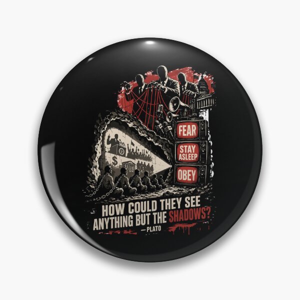 Item preview, Plato’s Cave Political Manipulation v3 designed and sold by storelibertys.