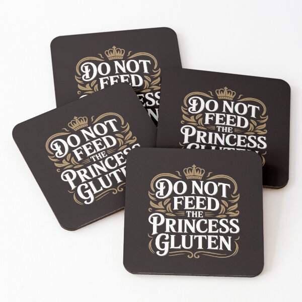 Item preview, Do Not Feed The Princess Gluten – Cute Gluten Free Design for Celiac Disease designed and sold by Redgiant87x.