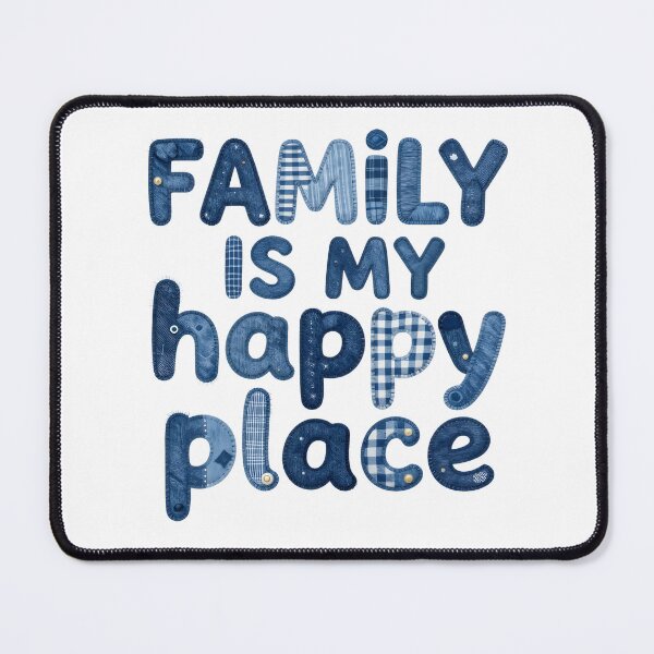 Item preview, FAMILY IS MY HAPPY PLACE - IN FAUX LETTERING designed and sold by AlexOBrienArt.