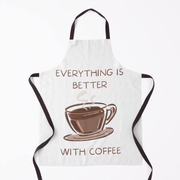 Item preview, Everything is better with coffee - coffee illustration designed and sold by lulart-shop.
