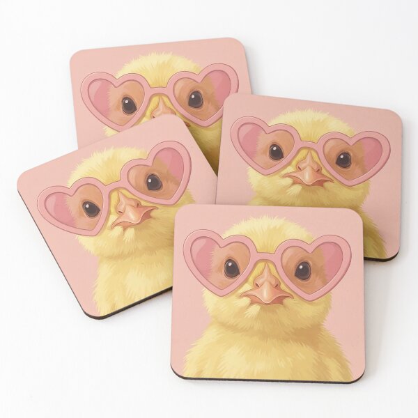 Item preview, Chick with heart glasses designed and sold by Ranasko.