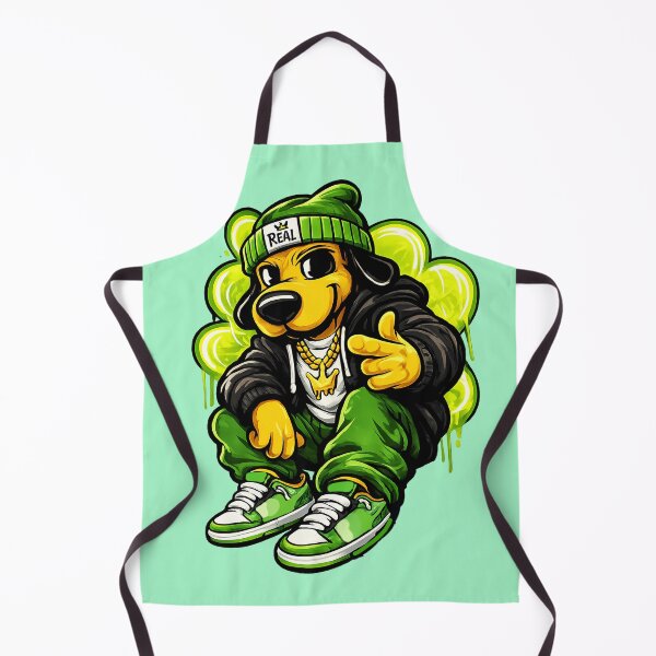 Item preview, Streetwear Green Dog Sitting designed and sold by HOPPER420.