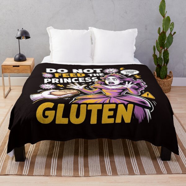 Item preview, Do Not Feed The Princess Gluten – Gluten Free Humor for Gluten Intolerance Awareness designed and sold by Redgiant87x.