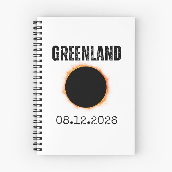 Item preview, Greenland 2026 Glowing Ring Celestial Event Date designed and sold by snowry.
