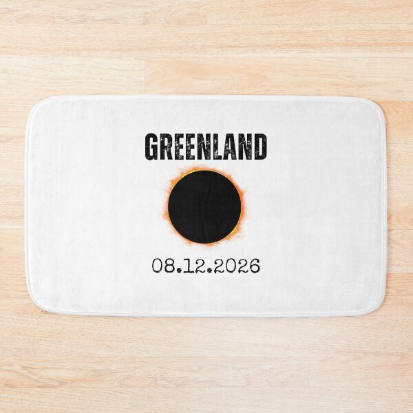 Item preview, Greenland 2026 Glowing Ring Celestial Event Date designed and sold by snowry.