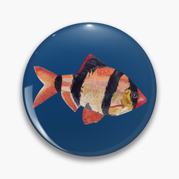Item preview, TIGER BARB FISH-Puntius tetrazone designed and sold by BEATRIZ ABAITUA.