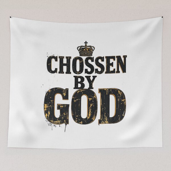 Item preview,  Chosen By God Christian T-Shirt | Bold Gold Crown Faith Religious Gift designed and sold by EvolusionPro.