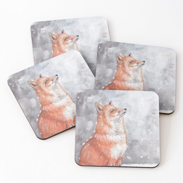 Item preview, The snow fox designed and sold by Skippybatart.