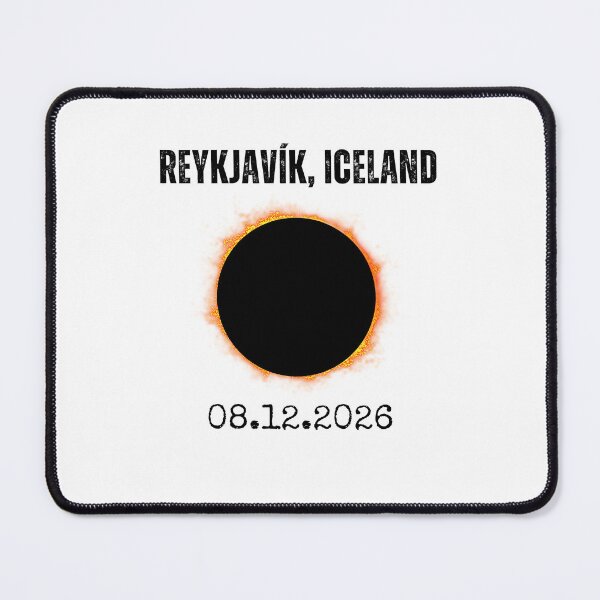 Item preview, Reykjavík Iceland Solar Eclipse 08.12.2026 designed and sold by snowry.