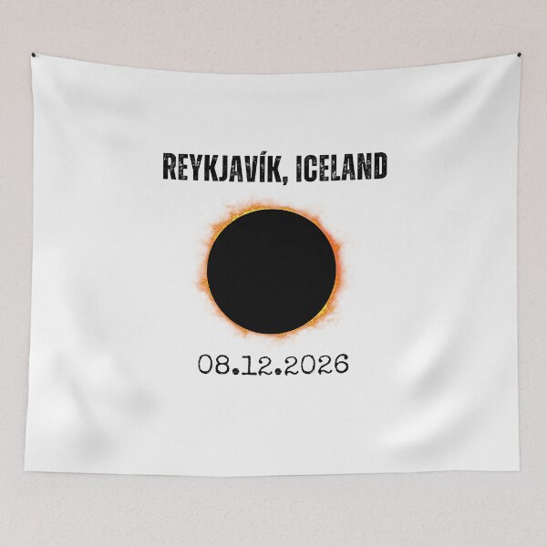 Item preview, Reykjavík Iceland Solar Eclipse 08.12.2026 designed and sold by snowry.