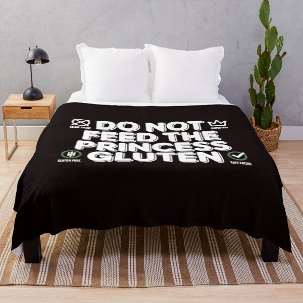 Item preview, Do Not Feed The Princess Gluten Design – Gluten Free Lifestyle Celiac Disease Humor designed and sold by Redgiant87x.