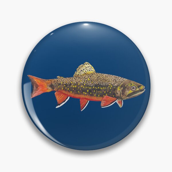 Item preview, BROOK TROUT-Salvelinus fontinalis designed and sold by BEATRIZ ABAITUA.