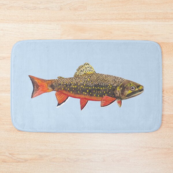 Item preview, BROOK TROUT-Salvelinus fontinalis designed and sold by BEATRIZ ABAITUA.