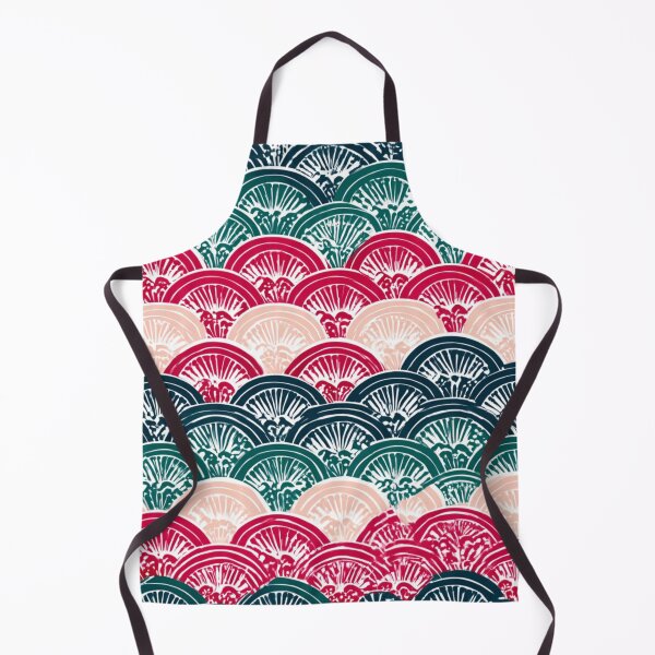 Item preview, Traditional Japanese Seigaiha Wave Pattern Art designed and sold by NicolasGlowArt.
