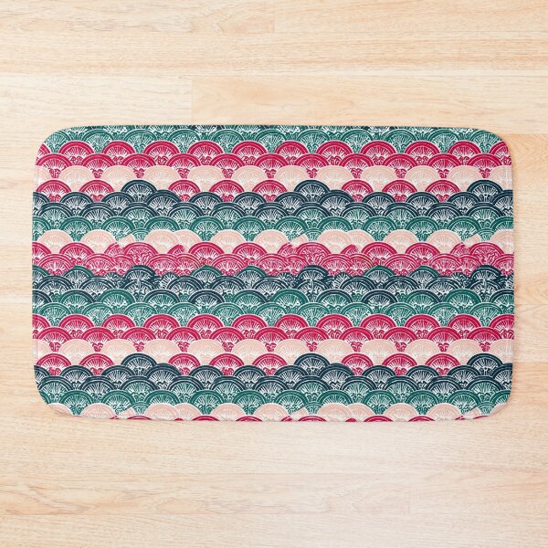 Item preview, Traditional Japanese Seigaiha Wave Pattern Art designed and sold by NicolasGlowArt.