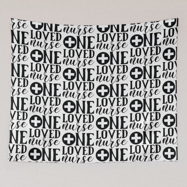 Item preview, One Loved Nurse - Cute Heart Medical Nursing Life Spirit Gift designed and sold by FuzionRaptor.