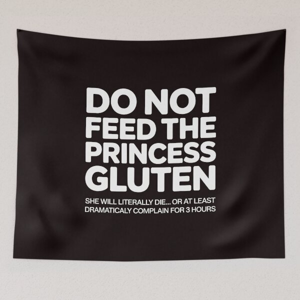 Item preview, Do Not Feed The Princess Gluten Apparel – Gluten Free Celiac Disease Awareness designed and sold by Redgiant87x.